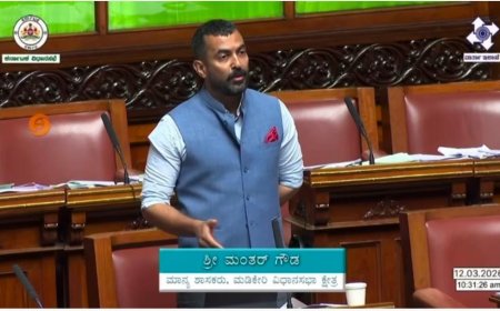 ಮಡಿಕೇರಿ ನಗರಸಭಾ ವ್ಯಾಪ್ತಿಯಲ್ಲಿ ಯುಜಿಡಿ ಕೇಬಲ್ ವ್ಯವಸ್ಥೆ ಶೀಘ್ರವೇ ಕಲ್ಪಿಸುವಂತೆ ಸದನದಲ್ಲಿ ಆಗ್ರಹಿಸಿದ ಶಾಸಕ ಡಾ.ಮಂತರ್ ಗೌಡ