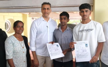 SSLC ಹಾಲ್ ಟಿಕೆಟ್ ವಂಚಿತ ವಿದ್ಯಾರ್ಥಿಯರಿಗೆ ಪರೀಕ್ಷೆ ಬರೆಯಲು ಅನುವು ಮಾಡಿಕೊಟ್ಟ ಶಾಸಕ ಪೊನ್ನಣ್ಣ