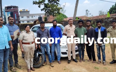 ಕಾಳುಮೆಣಸು ಕಳ್ಳತನ:ಮೂವರ ಬಂಧನ