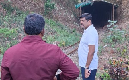ರಾಜಾಸೀಟು ಉದ್ಯಾನವನಕ್ಕೆ ಜಿಲ್ಲಾಧಿಕಾರಿ ಭೇಟಿ; ಪರಿಶೀಲನೆ