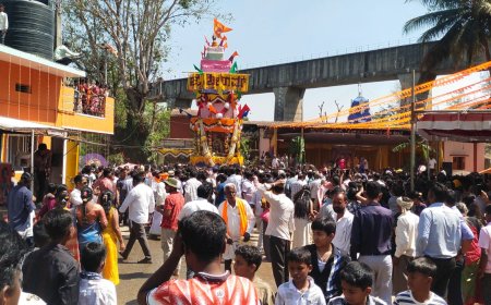 ಕುಶಾಲನಗರ : ಶ್ರದ್ಧಾಭಕ್ತಿಯಿಂದ  ಜರುಗಿದ ಶ್ರೀ ರಾಮಲಿಂಗೇಶ್ವರ ಸ್ವಾಮಿ ವಾರ್ಷಿಕ ಬ್ರಹ್ಮರಥೋತ್ಸವ