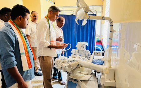 ಕುಟ್ಟ ಸರ್ಕಾರಿ ಆಸ್ಪತ್ರೆಗೆ ಶಾಸಕ ಪೊನ್ನಣ್ಣ ದಿಢೀರ್ ಭೇಟಿ,ಪರಿಶೀಲನೆ
