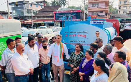 ತುರ್ತು ನೀರು ಸರಬರಾಜು ವ್ಯವಸ್ಥೆಯನ್ನು ಉದ್ಘಾಟಿಸಿದ ಶಾಸಕ ಎಎಸ್ ಪೊನ್ನಣ್ಣ
