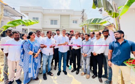 ವಿರಾಜಪೇಟೆ: ಪುರಸಭೆ ವ್ಯಾಪ್ತಿಯಲ್ಲಿ ನೂತನ 9 ಕಾಂಕ್ರೀಟ್ ರಸ್ತೆಗಳ ಉದ್ಘಾಟನೆ