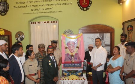 ಜಿಲ್ಲಾಡಳಿತದಿಂದ ಜನರಲ್ ಕೆ.ಎಸ್.ತಿಮ್ಮಯ್ಯ ಅವರ ಜನ್ಮ ದಿನಾಚರಣೆ; ಸೇನಾ ಕ್ಷೇತ್ರದಲ್ಲಿ ಜನರಲ್ ತಿಮ್ಮಯ್ಯ ಅವರ ಸಾಹಸ, ಸಾಧನೆ ಅಪಾರ: ಎ.ಎಸ್.ಪೊನ್ನಣ್ಣ