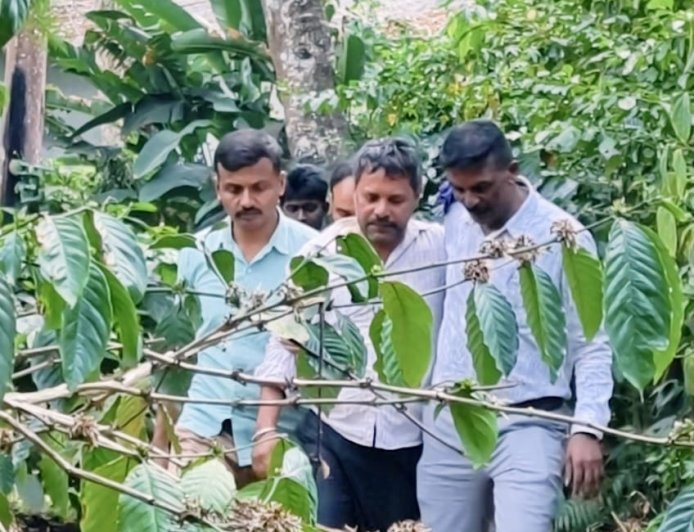 ಸಿದ್ದಾಪುರ; ಪೊಲೀಸರನ್ನೇ ತಳ್ಳಿ ಹಾಕಿ ಕಾಫಿ ತೋಟಕ್ಕೆ ನುಗ್ಗಿ ಪರಾರಿಯಾಗಲು ಯತ್ನಿಸಿದ್ದ ಅಪರಾಧಿ ಅಂದರ್