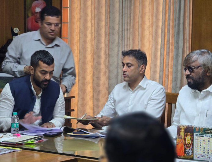 ಮಾನವ-ವನ್ಯ ಜೀವಿ ಸಂಘರ್ಷ: ಅರಣ್ಯ ಸಚಿವರ ನೇತೃತ್ವದ ಸಭೆಯಲ್ಲಿ ಕೊಡಗಿನ ಶಾಸಕದ್ವಯರು ಭಾಗಿ