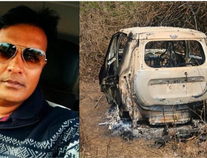 ಕಾರಿನಲ್ಲೇ ಸುಟ್ಟು ಹೋದ ಧಾರವಾಡದ ಮಾಜಿ ಶಾಸಕನ ಪುತ್ರ