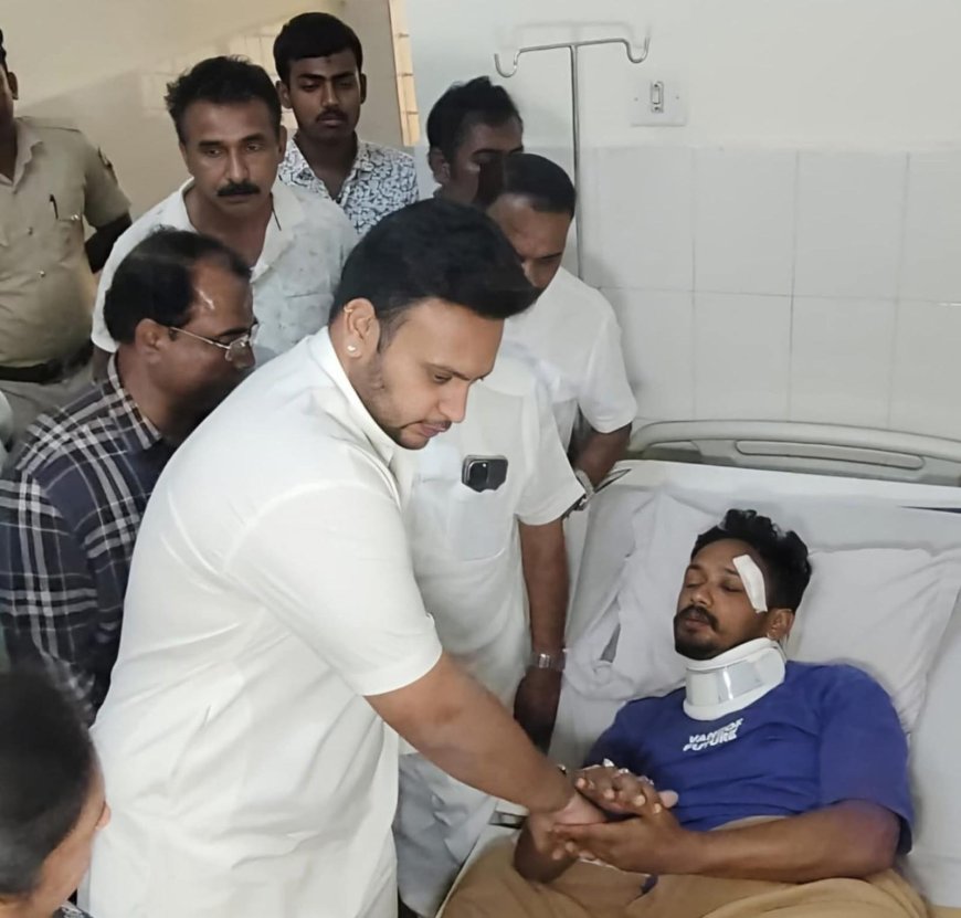 ನಾಪೋಕ್ಲುವಿನಲ್ಲಿ ನಡೆದ ಹಲ್ಲೆ ‌ಪ್ರಕರಣದಲ್ಲಿ ಗಾಯಗೊಂಡು ಚಿಕಿತ್ಸೆ ಪಡೆಯುತ್ತಿರುವ ಗೌತಮ್ ಆರೋಗ್ಯ ವಿಚಾರಿಸಿದ ಸಂಸದ ಯದುವೀರ್ ಒಡೆಯರ್