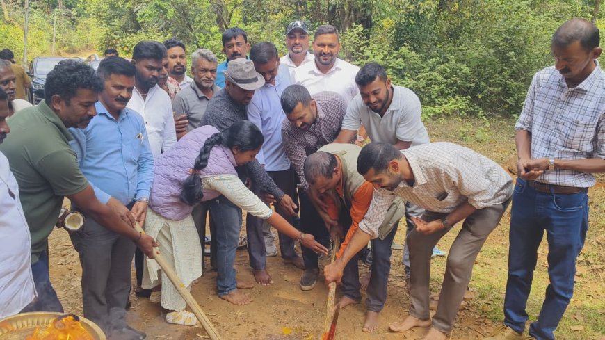 ಮಕ್ಕಂದೂರಿನಲ್ಲಿ ಕಾಲೋನಿ ರಸ್ತೆ ಅಭಿವೃದ್ಧಿಗೆ ಡಾ ಮಂತರ್ ಗೌಡ ರವರಿಂದ ಚಾಲನೆ