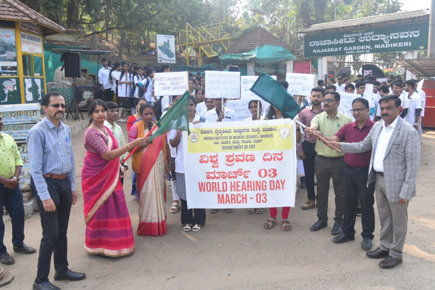 ‘ವಿಶ್ವ ಶ್ರವಣ ದಿನ’ ಪ್ರಯುಕ್ತ ಬೀದಿ ನಾಟಕ ಮೂಲಕ ಜಾಗೃತಿ ಜಾಥ ಶ್ರವಣ ಪ್ರತಿಯೊಬ್ಬರ ಮಹತ್ವದ ಅಂಗ: ತಜ್ಞ ವೈದ್ಯರ ಅಭಿಮತ