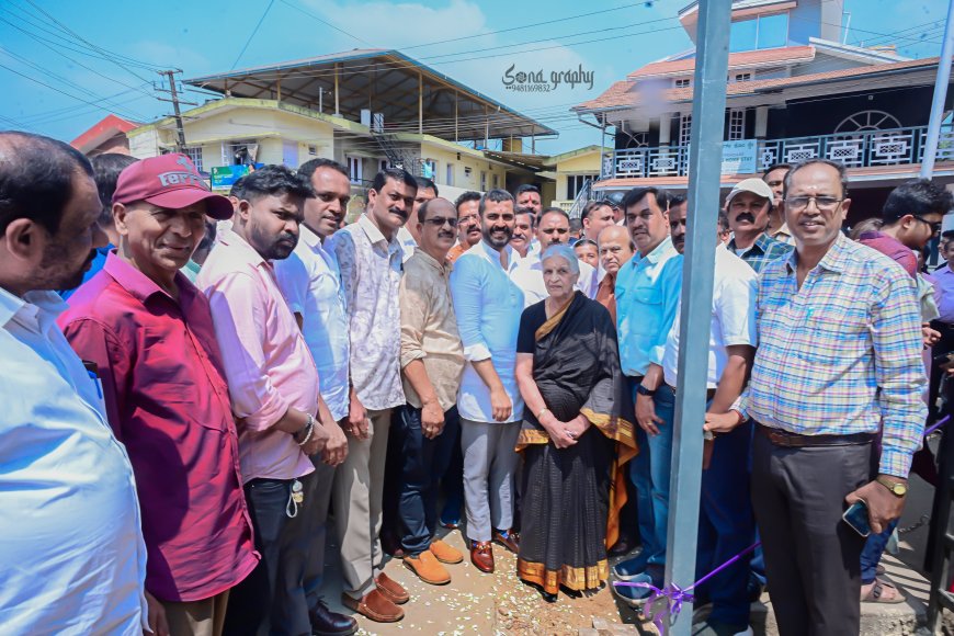 ಶಕ್ತಿ ಗೋಪಾಲಕೃಷ್ಣ ಹೆಸರಿನ ರಸ್ತೆ ನಾಮಫಲಕ ಉದ್ಘಾಟನೆ