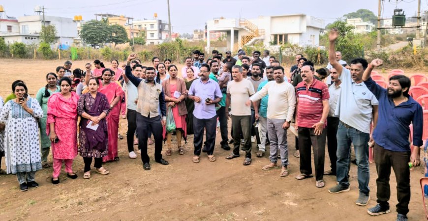 ಕುಶಾಲನಗರ;ಮೌಲಾನಾ ಶಾಲಾ ಕಟ್ಟಡ ನಿರ್ಮಾಣಕ್ಕೆ ಸ್ಥಳೀಯರ ವಿರೋಧ