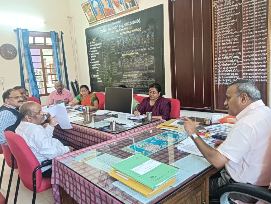 ಕೂಡಿಗೆ ಡಯಟ್  ಸಂಸ್ಥೆಯಲ್ಲಿ ಜಿಲ್ಲಾ ವೃತ್ತಿ ಮಾರ್ಗದರ್ಶನ ಘಟಕ ಸ್ಥಾಪನೆ ಕುರಿತ ಸಭೆ