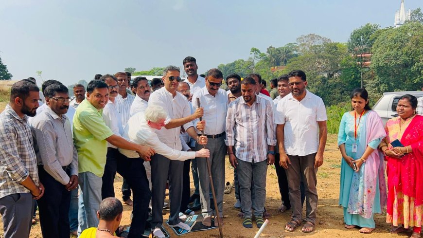 ವಿರಾಜಪೇಟೆ ಉಪ ವಿಭಾಗದ ಸೆಸ್ಕ್ ಕಚೇರಿಯ ನೂತನ ಕಟ್ಟಡ ಕಾಮಗಾರಿಗೆ ಶಾಸಕ ಎಎಸ್ ಪೊನ್ನಣ್ಣ ಚಾಲನೆ