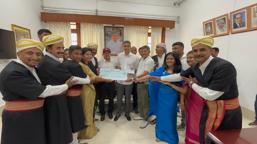 ಮುದ್ದಂಡ ಹಾಕಿ ಉತ್ಸವದ ಒಂದು ಕೋಟಿ ಅನುದಾನದ ಚೆಕ್ ವಿತರಿಸಿದ ಎ.ಎಸ್.ಪೊನ್ನಣ್ಣ