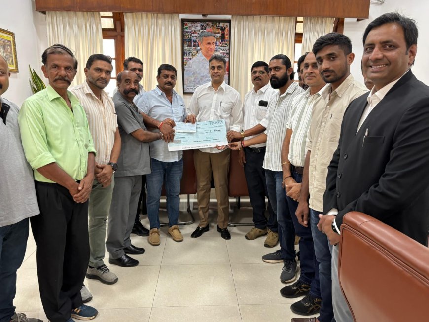 ಅಖಿಲ ಅಮ್ಮ ಕೊಡವ ಸಮಾಜ  ಅಭಿವೃದ್ಧಿ ಗೆ ಎ.ಎಸ್.ಪೊನ್ನಣ್ಣ ನವರಿಂದ 20 ಲಕ್ಷದ ಚೆಕ್ ವಿತರಣೆ