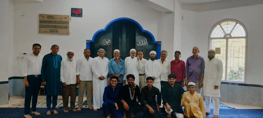 ನಾಪೋಕ್ಲು; ಮದೀನಾ ಮಸೀದಿಯಲ್ಲಿ ಸಂಭ್ರಮದ ಈದುಲ್ ಫಿತರ್ ಆಚರಣೆ