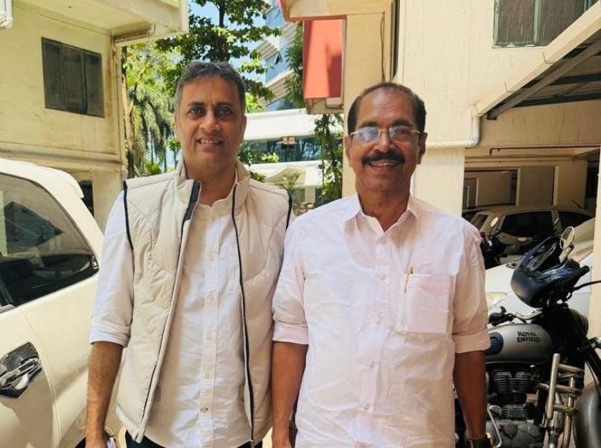 ಕೇರಳ:ಕೆಪಿಸಿಸಿ ಅಧ್ಯಕ್ಷ ಸನ್ನಿ ಜೋಸೆಫ್ ಅವರನ್ನು ಭೇಟಿಯಾದ ಶಾಸಕ ಎಎಸ್ ಪೊನ್ನಣ್ಣ