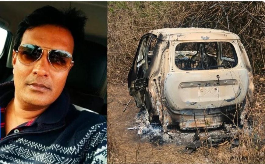 ಕಾರಿನಲ್ಲೇ ಸುಟ್ಟು ಹೋದ ಧಾರವಾಡದ ಮಾಜಿ ಶಾಸಕನ ಪುತ್ರ