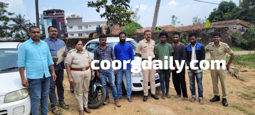 ಕಾಳುಮೆಣಸು ಕಳ್ಳತನ:ಮೂವರ ಬಂಧನ