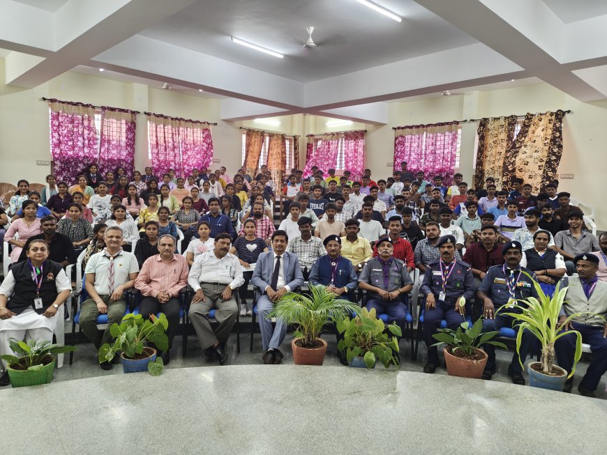 ಭಾರತ್ ಸ್ಕೌಟ್ಸ್ ಅಂಡ್ ಗೈಡ್ಸ್ ಮತ್ತು ಕೊಡಗು ವಿಶ್ವವಿದ್ಯಾಲಯ, ಕೊಡಗು: ಜ್ಞಾನ ಕಾವೇರಿ ಆವರಣದಲ್ಲಿ ಯುವ ಆಪತ್ ಮಿತ್ರ ತರಬೇತಿ ಶಿಬಿರ