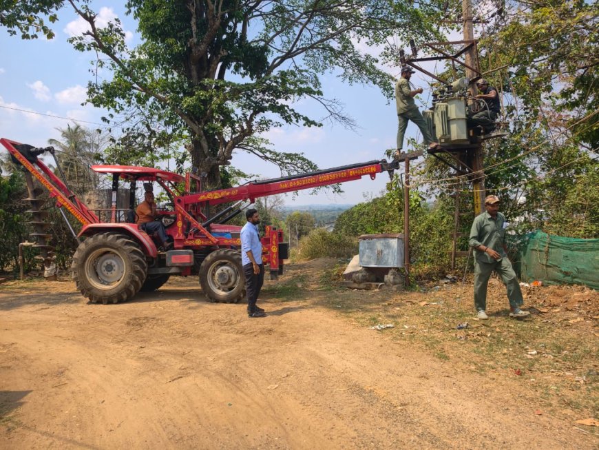 ವೋಲ್ಟೇಜ್ ಸಮಸ್ಯೆ: ನವಗ್ರಾಮದಲ್ಲಿ ಟಿ.ಸಿ ಅಳವಡಿಕೆ