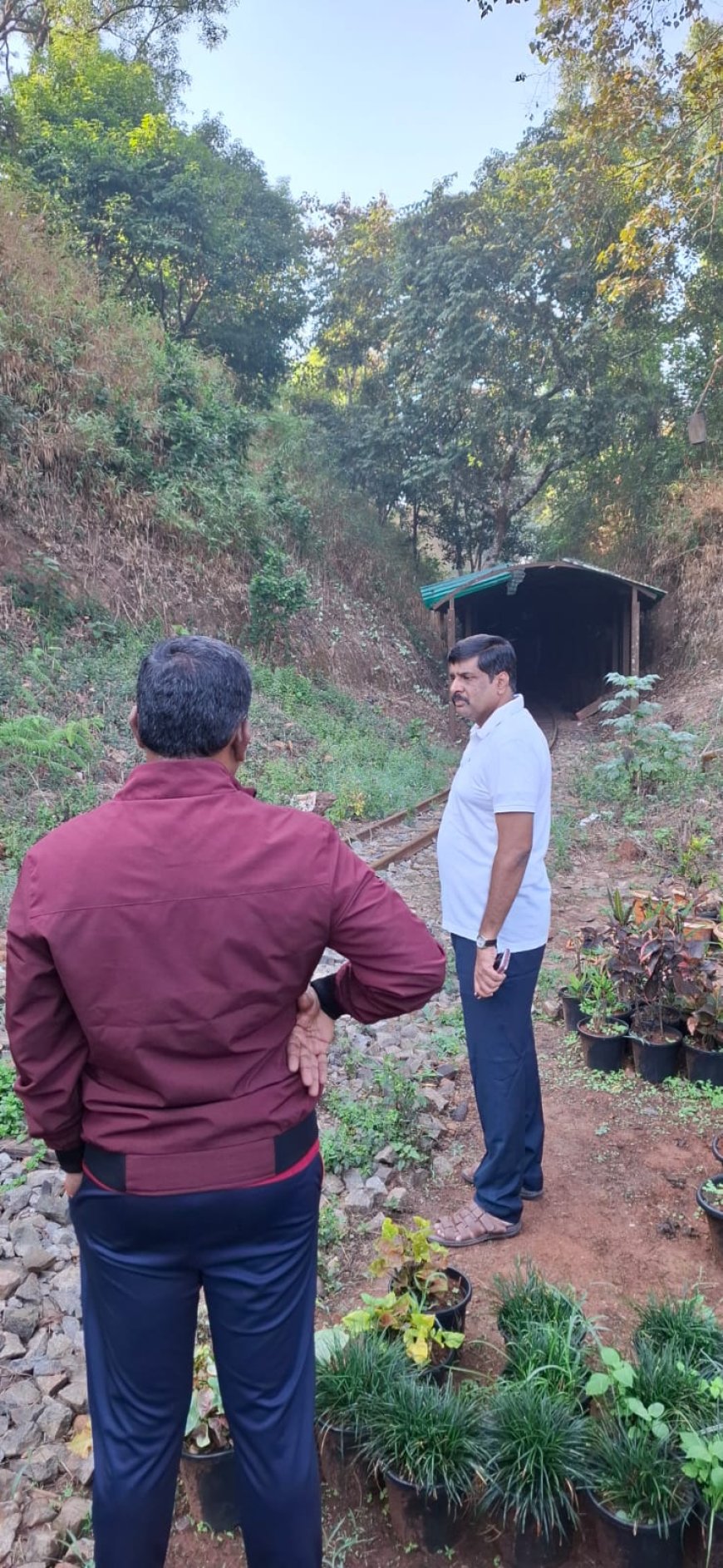 ರಾಜಾಸೀಟು ಉದ್ಯಾನವನಕ್ಕೆ ಜಿಲ್ಲಾಧಿಕಾರಿ ಭೇಟಿ; ಪರಿಶೀಲನೆ