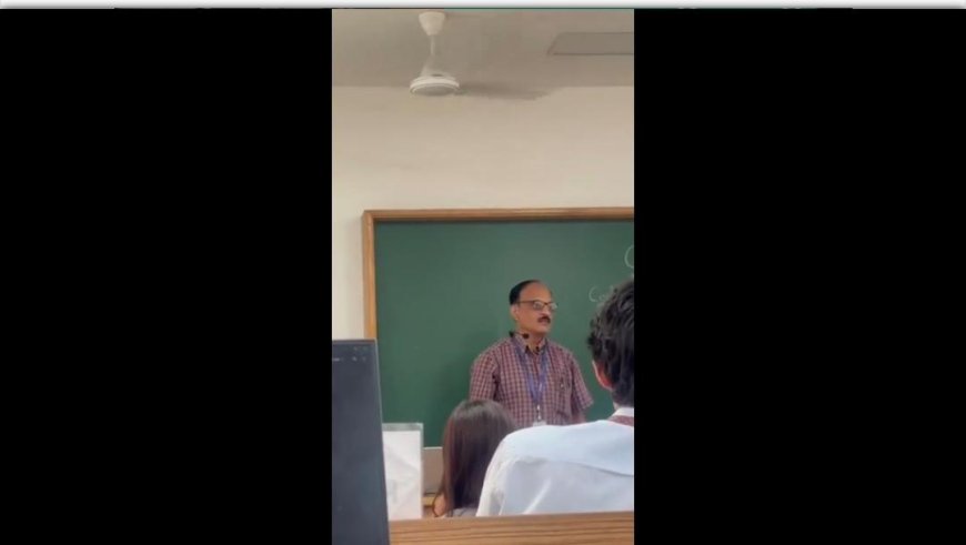 ಮುಸ್ಲಿಮ್ ವಿದ್ಯಾರ್ಥಿಗೆ ‘ಟೆರರಿಸ್ಟ್’ ಎಂದು ಕ್ಲಾಸ್​ನಲ್ಲೇ ಅವಮಾನಿಸಿದ ಪ್ರೊಫೆಸರ್!