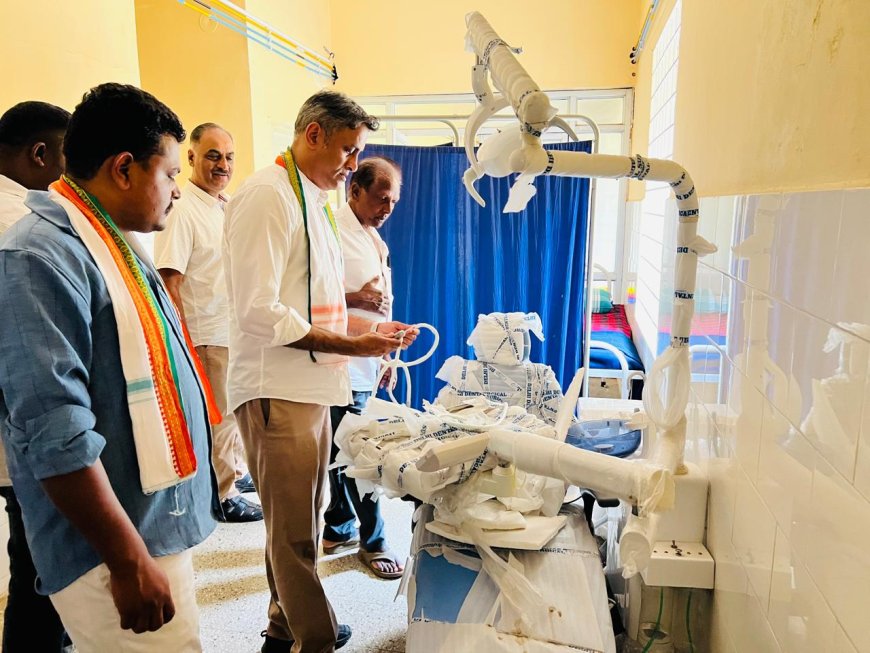ಕುಟ್ಟ ಸರ್ಕಾರಿ ಆಸ್ಪತ್ರೆಗೆ ಶಾಸಕ ಪೊನ್ನಣ್ಣ ದಿಢೀರ್ ಭೇಟಿ,ಪರಿಶೀಲನೆ
