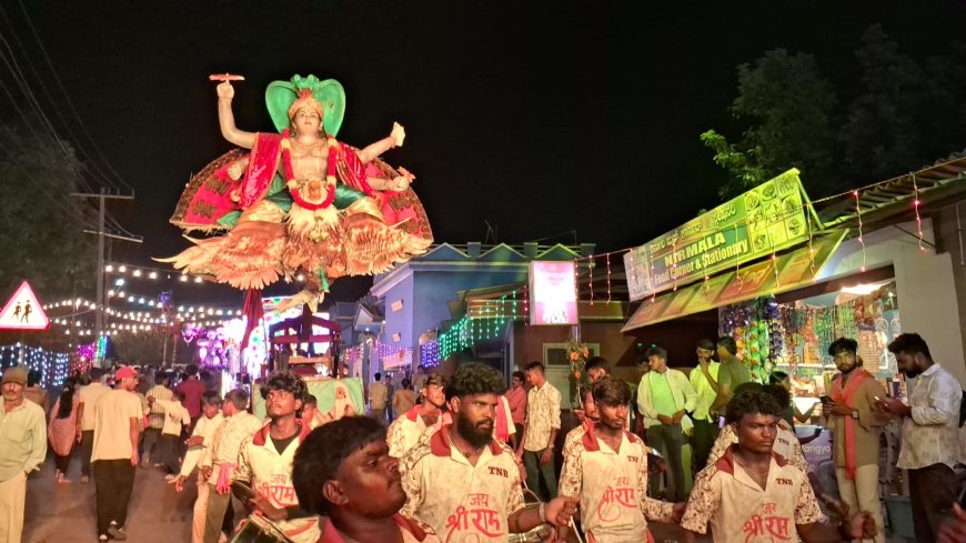 ಸೋಮವಾರಪೇಟೆ; ರಾಮೋತ್ಸವ,ವಿಜೃಂಭಣೆಯ ಶೋಭಾಯಾತ್ರೆಗೆ ವಿದ್ಯುಕ್ತ ತೆರೆ