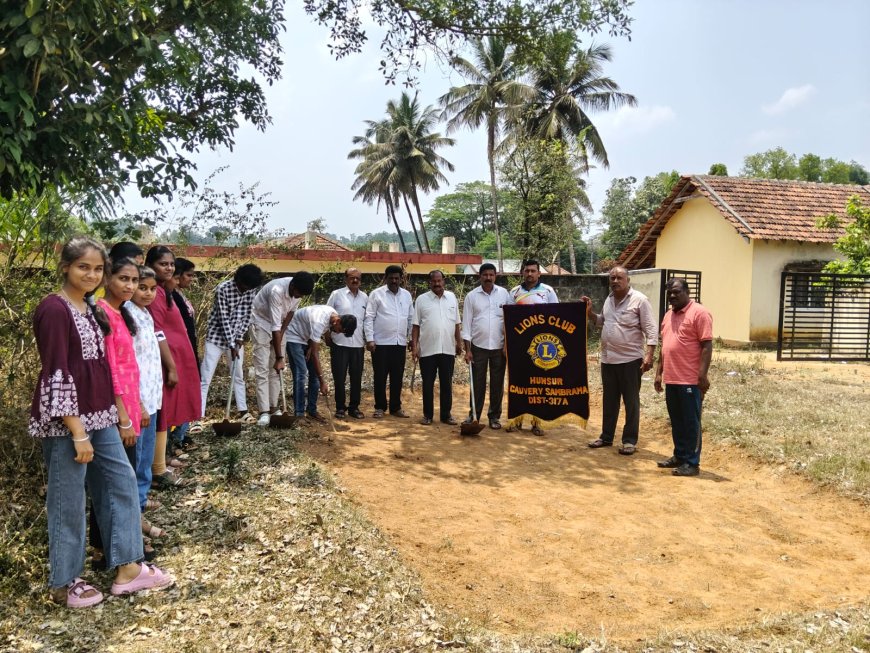 ಶನಿವಾರಸಂತೆ;ಭಾರತಿ ಪ್ರಥಮ ದರ್ಜೆ ಕಾಲೇಜು ವಿದ್ಯಾರ್ಥಿಗಳಿಂದ ಸ್ವಚ್ಛತಾ ಕಾರ್ಯ