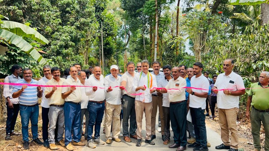 ನಾಲ್ಕೇರಿ ಗ್ರಾಮದಲ್ಲಿ ನೂತನ ಕಾಂಕ್ರೀಟ್ ರಸ್ತೆ ಉದ್ಘಾಟಿಸಿದ ಶಾಸಕ ಎಎಸ್ ಪೊನ್ನಣ್ಣ