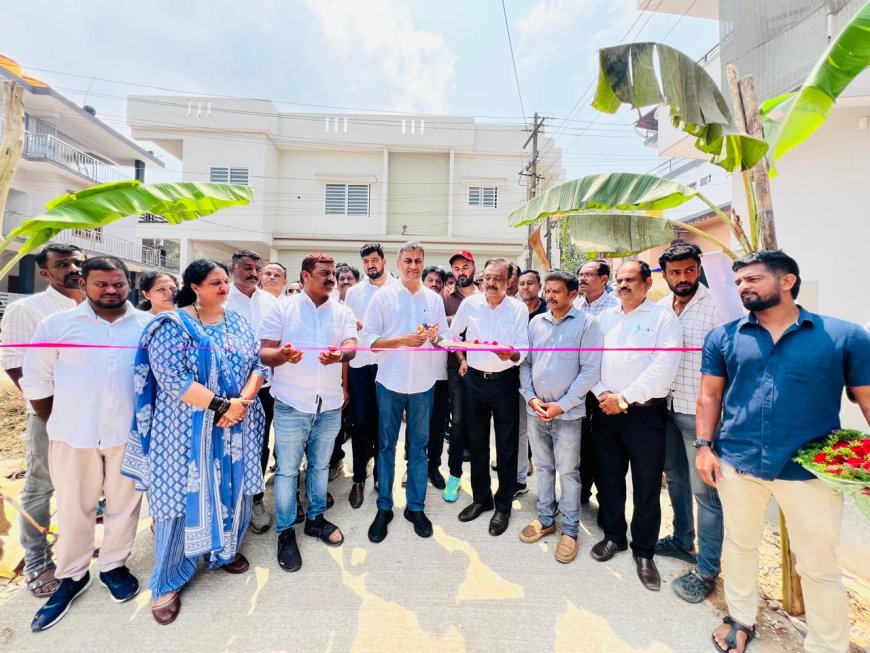 ವಿರಾಜಪೇಟೆ: ಪುರಸಭೆ ವ್ಯಾಪ್ತಿಯಲ್ಲಿ ನೂತನ 9 ಕಾಂಕ್ರೀಟ್ ರಸ್ತೆಗಳ ಉದ್ಘಾಟನೆ