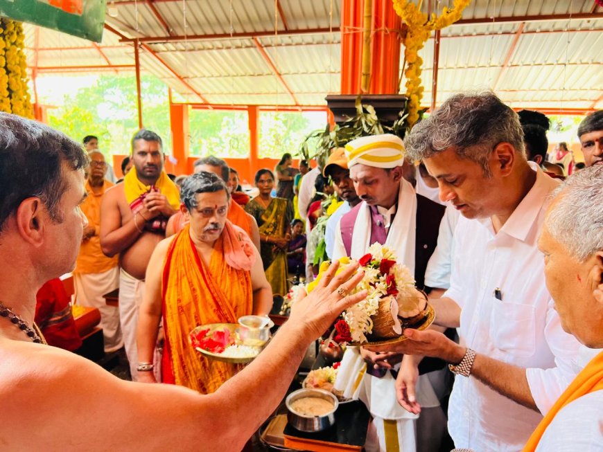 ಕರಡಿಗೋಡು; ಶ್ರೀ ಬಸವೇಶ್ವರ ವಾರ್ಷಿಕ ಉತ್ಸವದಲ್ಲಿ ಭಾಗವಹಿಸಿದ ಶಾಸಕ ಎಎಸ್ ಪೊನ್ನಣ್ಣ