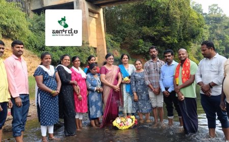 ಹುಣ್ಣಿಮೆಯ ಅಂಗವಾಗಿ ನಾಪೋಕ್ಲುವಿನಲ್ಲಿ ಜೀವನದಿ ಕಾವೇರಿಗೆ ಶ್ರೀ ಕ್ಷೇತ್ರಧರ್ಮಸ್ಥಳ ಸಂಘದಿಂದ ಮಹಾಆರತಿ