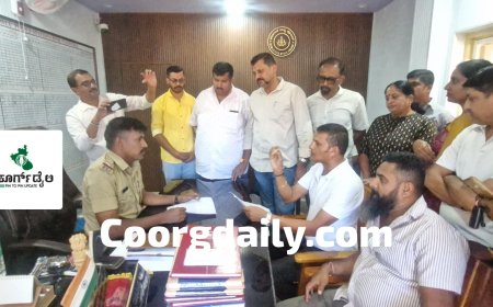 ಶರಣ್ಯ ನಾಪತ್ತೆ ಪ್ರಕರಣದಲ್ಲಿ ಕಾಣದ ಕೈಗಳ ಕೈವಾಡ ಆರೋಪ; ಸೂಕ್ತ ತನಿಖೆ ನಡೆಸಿ ಕ್ರಮ ಕೈಗೊಳ್ಳುವಂತೆ ಬಿಜೆಪಿ ಗ್ರಾಮಾಂತರ ಮಂಡಲದಿಂದ ನಾಪೋಕ್ಲು ಠಾಣೆಯಲ್ಲಿ ದೂರು