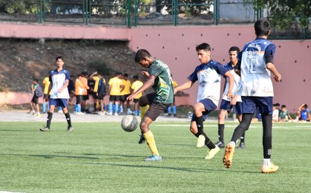 ಕೂಡಿಗೆ : ಕೊಡಗು ಸೈನಿಕ ಶಾಲೆ ಕೊಡಗಿನಲ್ಲಿ ಕೊಡಗಿಯನ್ ಫುಟ್ಬಾಲ್ ಕ್ರೀಡಾಕೂಟ ಮುಕ್ತಾಯ ; ಕ್ರೀಡಾ ಮನೋಭಾವ,ಪ್ರಾಮಾಣಿಕ ಆಟದಿಂದ ಕ್ರೀಡಾ ಮೌಲ್ಯಗಳನ್ನು ಎತ್ತಿಹಿಡಿಯಬೇಕು : ಕರ್ನಲ್ ಅಮರ್ ಜೀತ್ ಸಿಂಗ್
