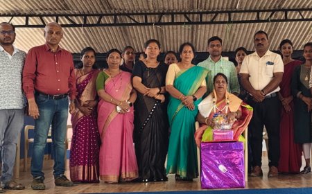 ನಿವೃತ್ತಿ ಹೊಂದಿದ ಶಿಕ್ಷಕಿ ಜಯಶ್ರಿಯವರಿಗೆ ಎಸ್.ಡಿ.ಎಂ.ಸಿ. ಮತ್ತು ಶಾಲಾ ಶಿಕ್ಷಕರ ವತಿಯಿಂದ ಬೀಳ್ಕೊಡುಗೆ
