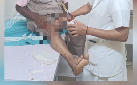 ದಿಢೀರ್ ಎದುರಾದ ಕಾಡಾನೆ :ಸ್ಕೂಟರ್ ಸವಾರನಿಗೆ ಗಾಯ