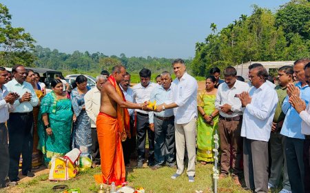 ಐರಿ ಸಮಾಜದ ಸಮುದಾಯ ಭವನದ ಕಟ್ಟಡ ಕಾಮಗಾರಿಗೆ ಚಾಲನೆ ನೀಡಿದ ಶಾಸಕ ಎಎಸ್ ಪೊನ್ನಣ್ಣ
