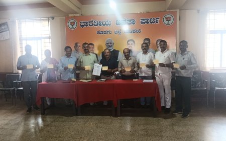 ಜಿಲ್ಲಾ ಬಿಜೆಪಿಯಿಂದ ಪೋಸ್ಟ್ ಕಾರ್ಡ್ ಚಳುವಳಿ