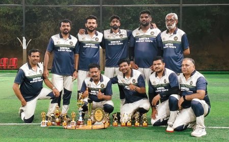 ಸೌಹಾರ್ದ ಕಪ್ ಕ್ರಿಕೆಟ್: ಮೀಡಿಯಾ ಸೂಪರ್ ಕಿಂಗ್ಸ್ ಚಾಂಪಿಯನ್, ಕಾವೇರಿ ಮೀಡಿಯಾ ರನ್ನರ್ಸ್