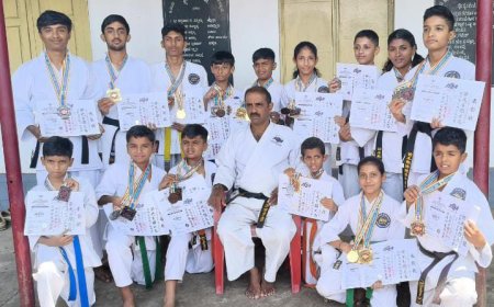 ಅಂತರಾಷ್ಟ್ರೀಯ ಕರಾಟೆಯಲ್ಲಿ ಕೊಡಗಿನ ವಿದ್ಯಾರ್ಥಿಗಳ ಸಾಧನೆ