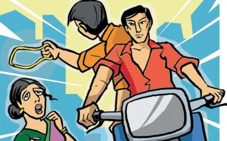 ಮಹಿಳೆಯ ಕುತ್ತಿಗೆಯಿಂದ‌ 10 ಗ್ರಾಂ ಚಿನ್ನದ ಸರ ಕಸಿದು ಪರಾರಿ