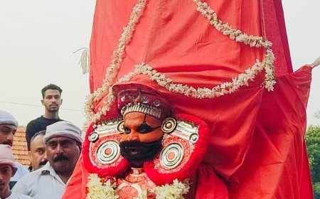 ಸಂಭ್ರಮದಿಂದ ಜರುಗಿದ ನರಿಯಂದಡ ಶ್ರೀಭಗವತಿ ವಿಷ್ಣುಮೂರ್ತಿ ಹಾಗೂ ಕ್ಷೇತ್ರಪಾಲ ದೇವಸ್ಥಾನದ ವಾರ್ಷಿಕ ಉತ್ಸವ