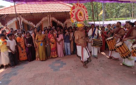 ಶ್ರದ್ಧಾ ಭಕ್ತಿಯಿಂದ ನೆರವೇರಿದ  ತಣ್ಣೀರುಹಳ್ಳ  ವೀರಭದ್ರ ಹಾಗೂ ಸಪರಿವಾರ ದೇವರುಗಳ ದೇವಾಲಯ ಪ್ರತಿಷ್ಠಾ ಬಂಧ ಬ್ರಹ್ಮಕಲಶೋತ್ಸವ