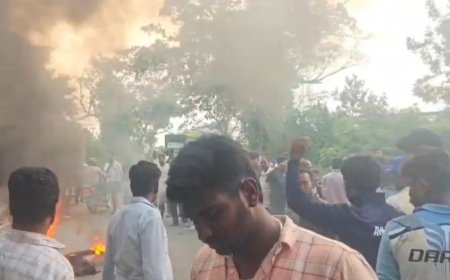 ಪಂಚವಳ್ಳಿ ಬಳಿ ಗ್ರಾಮಸ್ಥರಿಂದ ರಸ್ತೆ ತಡೆ: ರಾಜ್ಯ ಹೆದ್ದಾರಿ ಸಮೀಪವೇ ಹುಲಿ ದಾಳಿಗೆ ಹಸು ಬಲಿ