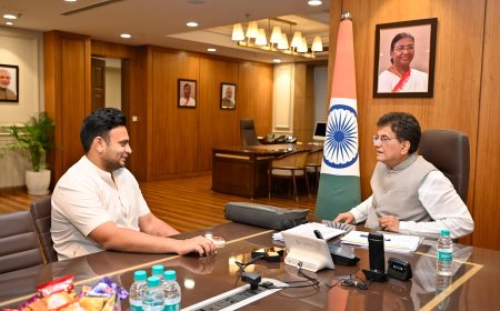 ತಂಬಾಕು ಹರಾಜು ಕಾರ್ಯ ವಿಧಾನ ಸುಧಾರಣೆಗೆ ಸಂಸದರ ಆಗ್ರಹ;  ಕೊಡಗು ಕಾಫಿ ಮಂಡಳಿ ಸಮಸ್ಯೆ ನಿವಾರಣೆಗೆ  ಕೇಂದ್ರ ಸಚಿವ ಪಿಯೂಷ್‌ ಭೇಟಿ ಮಾಡಿ ಮನವಿ ಸಲ್ಲಿಸಿದ ಯುದವೀರ್‌ ಒಡೆಯರ್‌