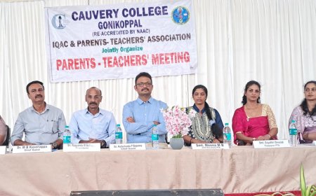 ಗೋಣಿಕೊಪ್ಪಲು ಕಾವೇರಿ ಕಾಲೇಜು ಪೋಷಕರ- ಅಧ್ಯಾಪಕರ ಸಭೆ